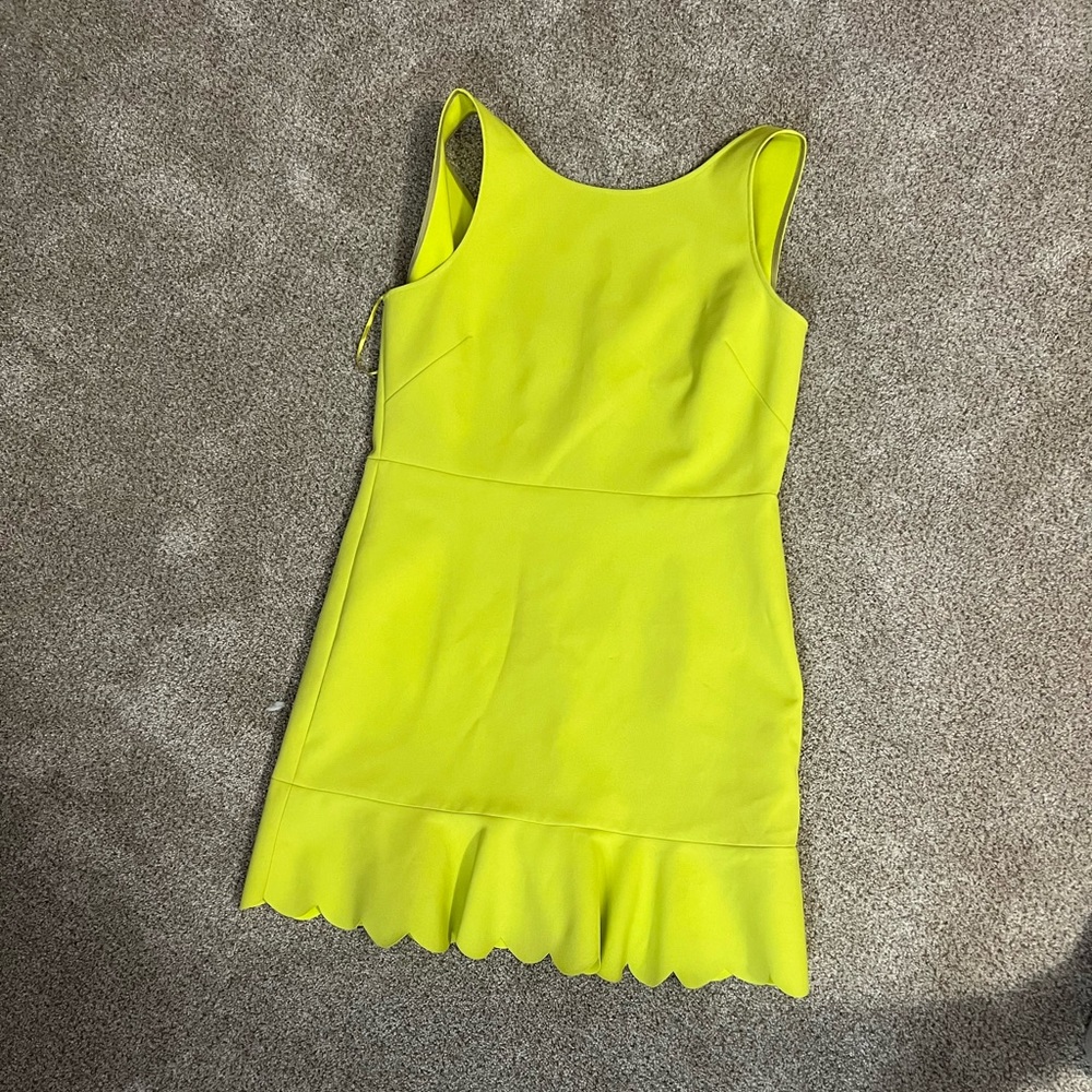 J. Crew Scalloped Hem Dress